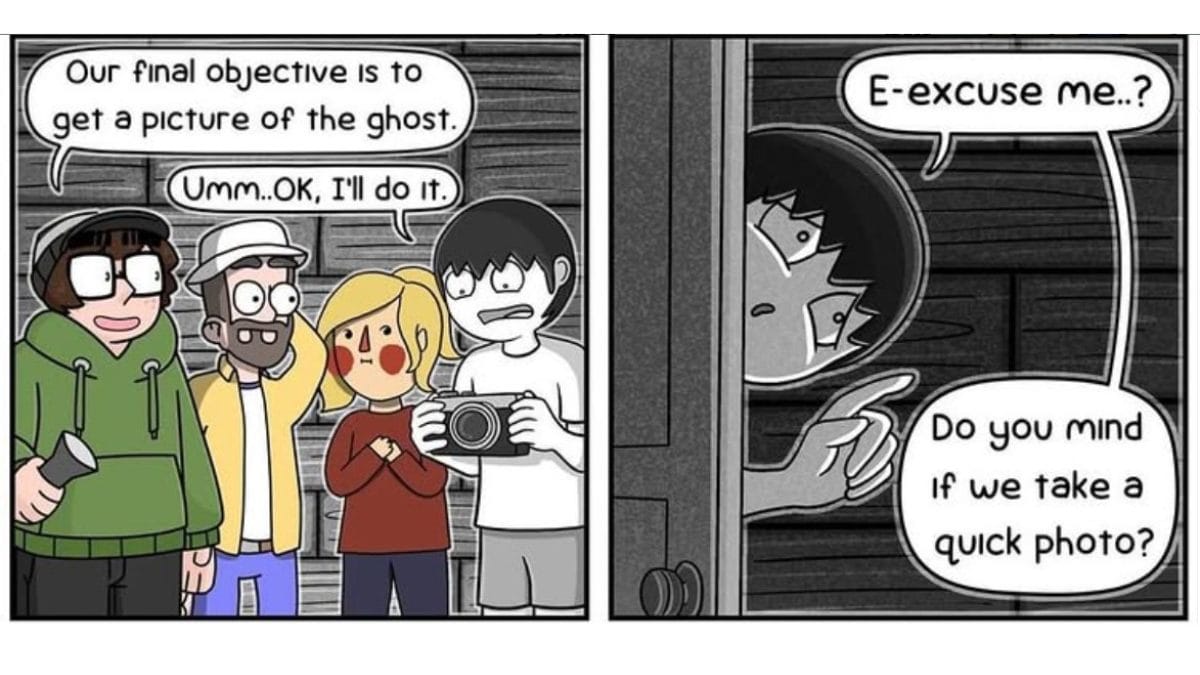 Funny Nellies Nest comics strip about the chaos of moving houses