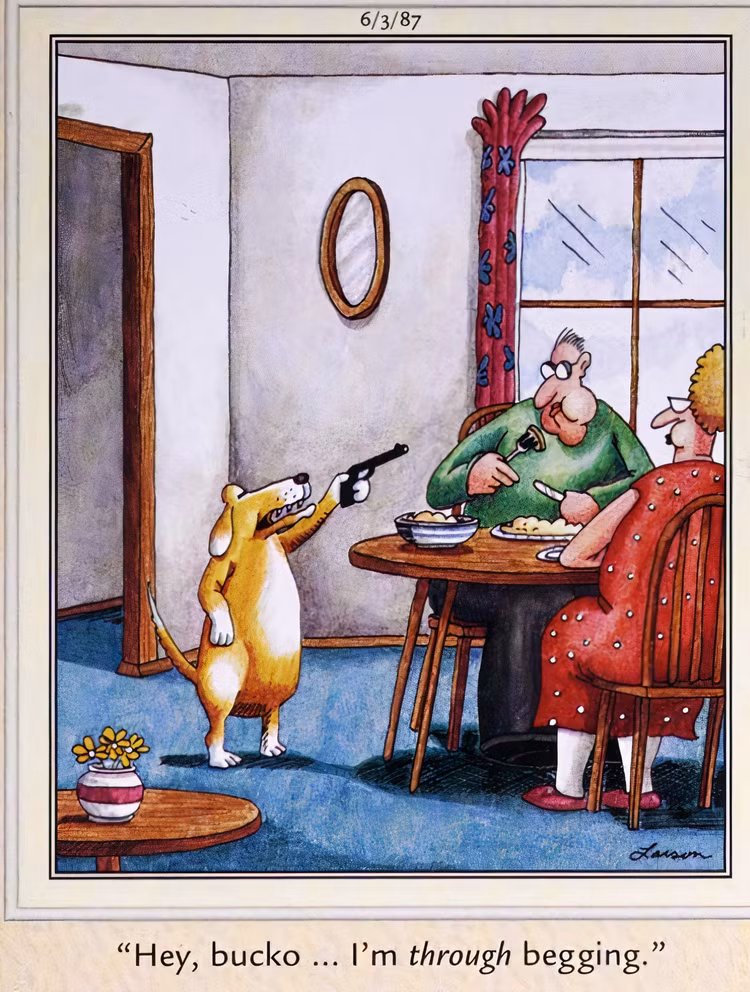 10 Hilarious Far Side Comics That Show Why Dogs Are Man's Best Friend