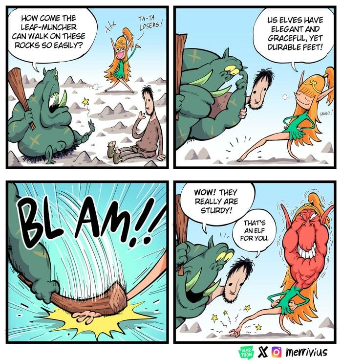 Merrivius Elf Comics